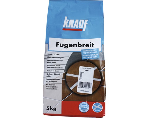 Spárovací hmota KNAUF Fugenbreit Hellbraun, 5 kg, světle hnědá Knauf Fugenbreit spárovací hmota, 5 kg balení