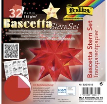 Bascetta hvězdicová sada transparentní papír s návodem