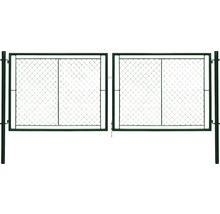 Brána PILECKÝ Ideal 360 x 145 cm dvoukřídlá zelená vč. ok pro visací zámek-thumb-0
