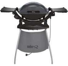 Elektrický gril Weber Q se stojanem a bočními stolky