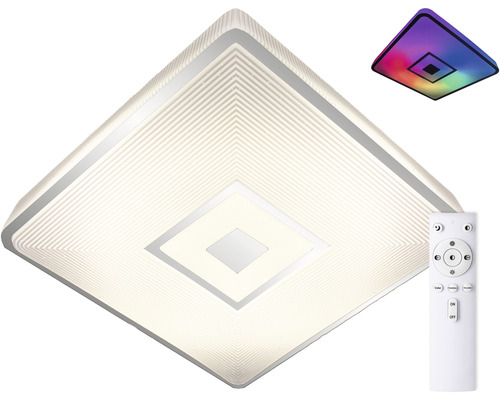 LED stropní svítidlo Top Light Rainbow H RC RGB 24W 2500lm 3000-6500K bílé s dálkovým ovládáním