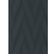 Vliesová tapeta vlna černá 10,05 x 0,53 m-thumb-0