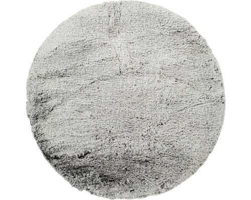 Kusový koberec Shaggy Romance Kruh 80 cm hnědý melír