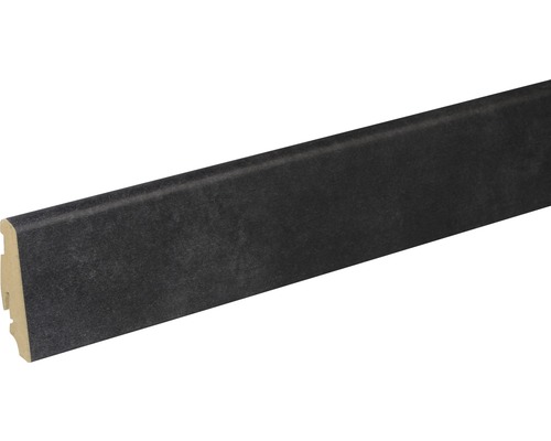 Podlahová lišta MDF Skandor FU60L 19x58x2400 mm atrium antracit Podlahová lišta