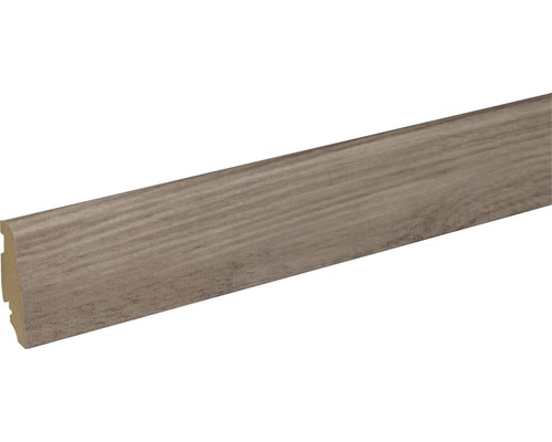 Podlahová lišta MDF Skandor FU60L 19x58x2400 mm dub Podlahová lišta s dřevěnou strukturou