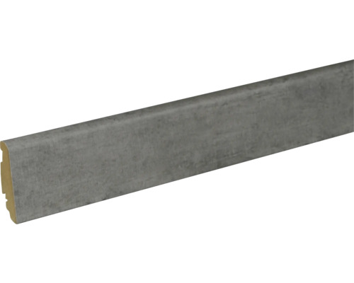 Podlahová lišta MDF Skandor FU60L 19x58x2400 mm Silverstone Dřevěná podlahová lišta