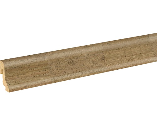 Soklová lišta Skandor korek přírodní lakovaný SU18L 18,5x38,5x2400 mm