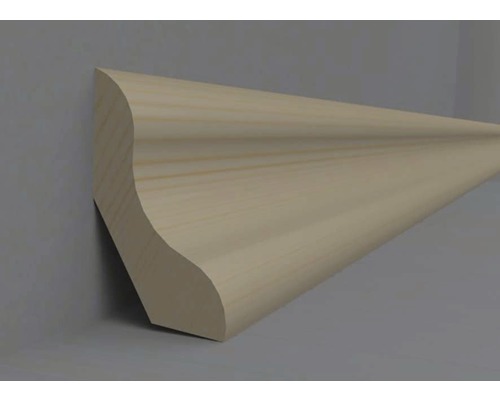 Dekorativní dřevěná lišta pro montáž na stěnu