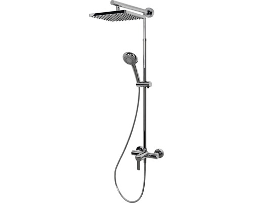 Sprcha Duschmaster Schulte Rain s jednopákovou směšovací baterií, hlavová sprcha hranatá (D9621 02)