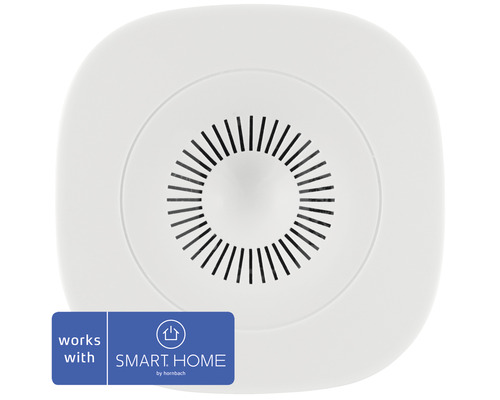 Senzor vlhkosti frient Zigbee bílý - kompatibilní se SMART HOME by hornbach Chytré domácí zařízení s logem Hornbach Smart Home