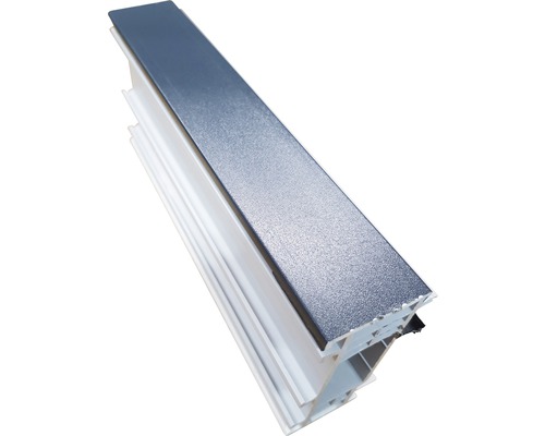 Rozšiřovací profil ARON Comfort 35 mm bílý / titan D: 1400 mm Plastový okenní parapet