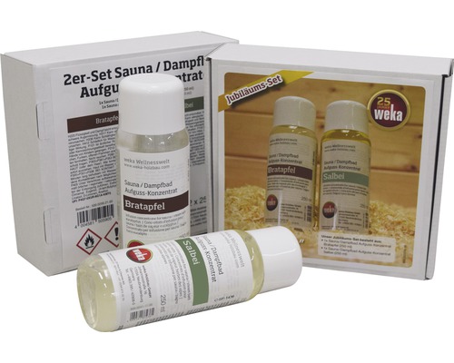 Sada koncentrátů do sauny a parní lázně Weka vůně pečené jablko a šalvěj