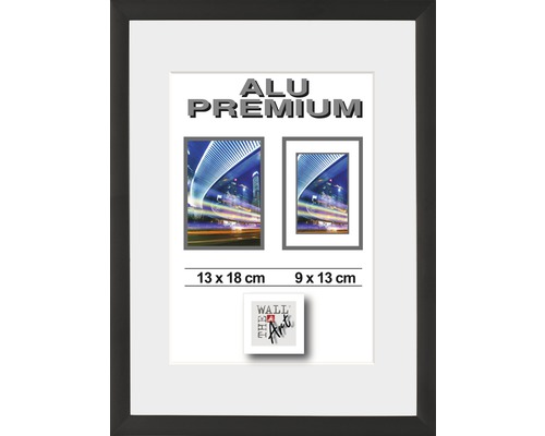 Fotorámeček WR Duo alu, černý 13x18cm