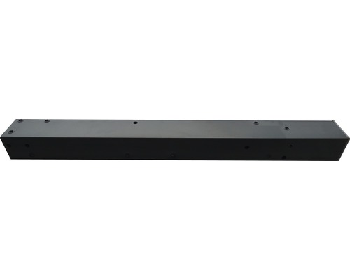 Náhradní díl pro elektrický gril Tenneker® CARBON CS01 levá přední noha grilu Černý kvádrový objekt s několika otvory