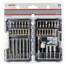 Logo Bosch. Sada 43 bitů v plastovém boxu.