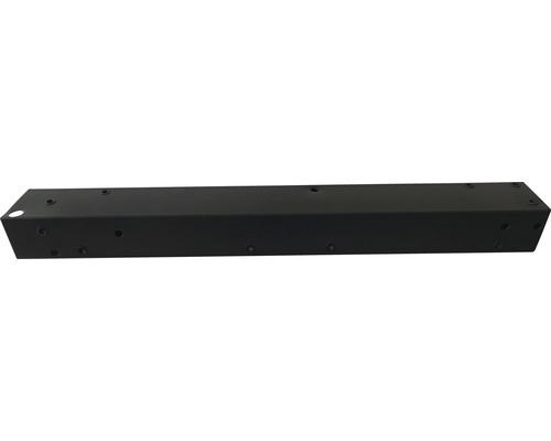 Náhradní díl pro elektrický gril Tenneker® CARBON CS05 pravá přední noha grilu Černý kovový kryt s montážními otvory