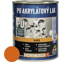 Barevný lak Hornbach PU akrylátový na vodní bázi 0,75 l inezit oranžová lesk-thumb-0