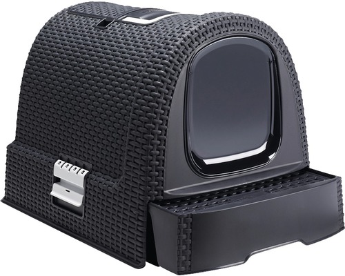 Toaleta pro kočky Rattan anthracite-grey Toaleta pro kočky Rattan anthracite-grey