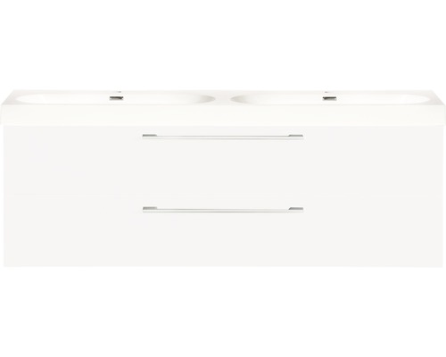 Souprava koupelnového nábytku Somero lesklá bílá 120x57 cm
