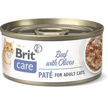 Paté pro kočky Brit Care Beef Paté with Olives 70 g-thumb-0