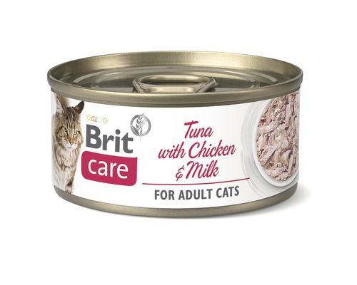Paté pro kočky Brit Care Tuna with Chicken and Milk 70 g