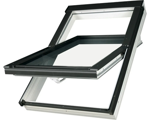 Otevřené střešní okno pro větrání a denní světlo