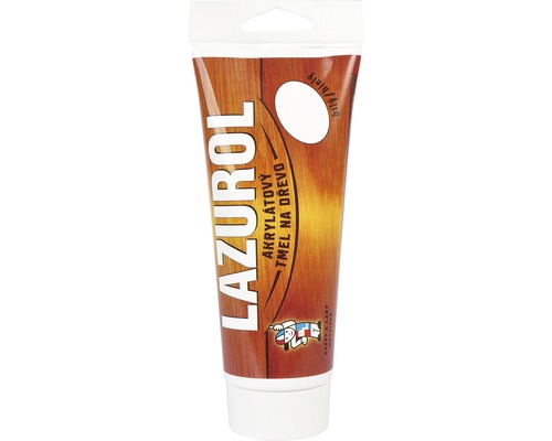 Lazurol akrylátový tmel na dřevo bílý tuba 320 g Tmel na opravu dřeva v tubě