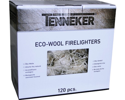 Podpalovač z dřevité vlny ekologický Tenneker® 120 ks