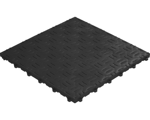 Plastová dlaždice Florco Grip 40 x 40 cm s klick systémem černá balení 6 ks