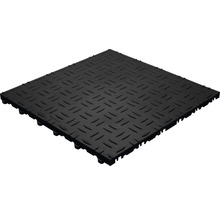 Plastová dlaždice Florco Grip 40 x 40 cm s klick systémem černá