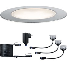 LED venkovní vestavné osvětlení Paulmann 93692 Plug and Shine Floor 3x1W 3000K základní set-thumb-0