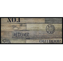 Koberec běhoun Cr. Outdoor Wood hnědý 66x150cm-thumb-0
