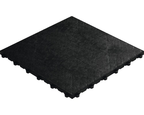 Plastová dlaždice Florco Floor 40 x 40 cm s klick systémem černá balení 6 ks
