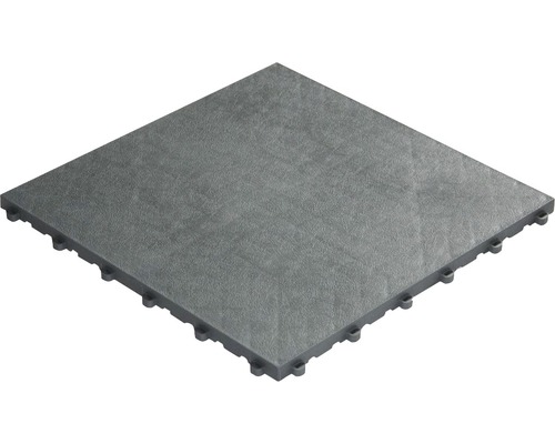 Plastová dlaždice Florco Floor 40 x 40 cm s klick systémem šedá balení 6 ks