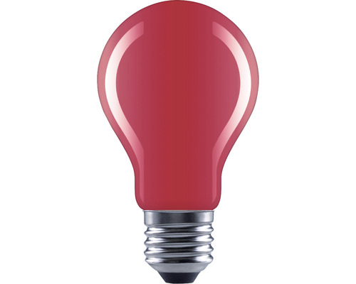LED žárovka FLAIR A60 E27 / 4 W červená