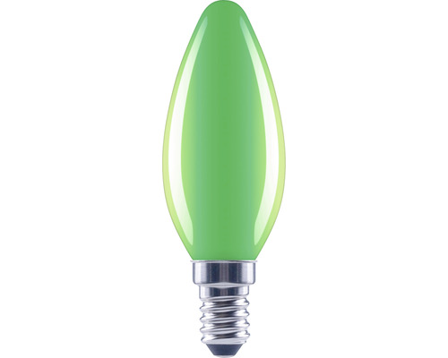 LED žárovka FLAIR C35 E14 / 2 W zelená