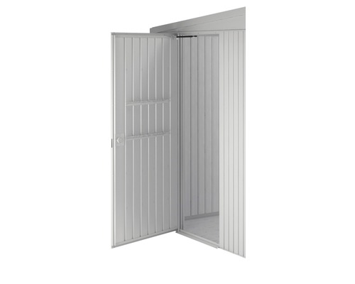 Přídavné dveře 80 x 185,5 cm pravé pro zahradní domky Biohort HighLine / AvantGarde / Panorama stříbrné metalické