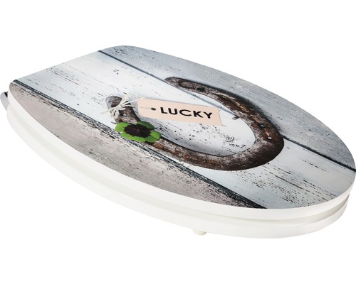 Toaletní sedátko s motivem pro štěstí