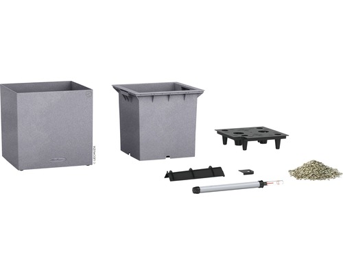 Květináč se zavlažovacím systémem a příslušenstvím