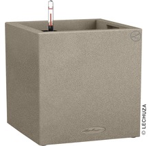 Čtvercový květináč s ukazatelem hladiny vody