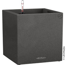 Čtvercový květináč s ukazatelem hladiny vody