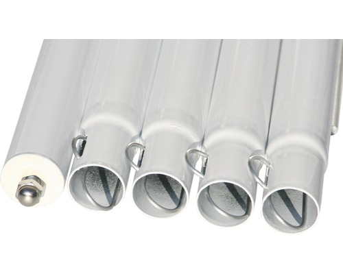 Vícedílná hliníková vlajková tyč s háčky