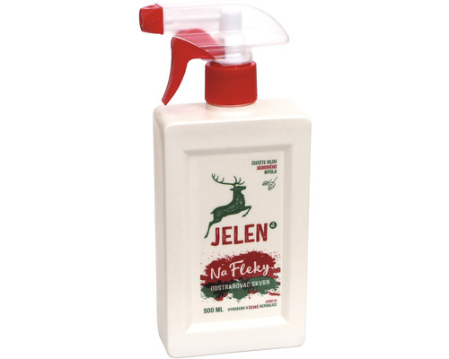 Tekutý čisticí prostředek Jelen odstraňovač skvrn 500ml Jelen Odstraňovač skvrn ve spreji, 500 ml
