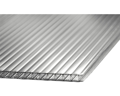 Polykarbonátová deska Bravo dutinková 1000 x 1050 x 6 mm čirá Polykarbonátová komůrková deska