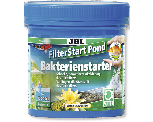 Startér bakterií pro filtr v jezírku JBL FilterStart Pond 250 g JBL FilterStart Pond Bakteriální startér pro jezírka do 10000 litrů