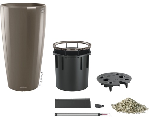 Květináč Lechuza Classico se zavlažovacím systémem a příslušenstvím