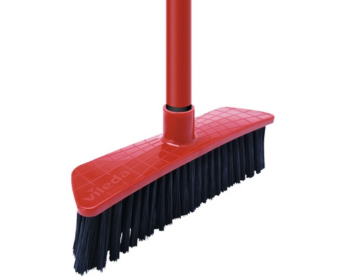 Koště Vileda s tyčí a černými štětinami