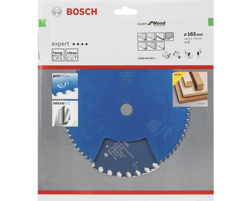 Kotoučová pila Bosch Expert Wood o průměru 165 milimetrů