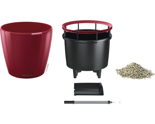 Lechuza Classico 21 kompletní sada květináč se zavlažovacím systémem a příslušenstvím