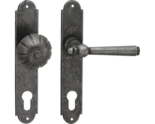 Štítové dveřní kování HAMBURG PZ 72 RE, kované